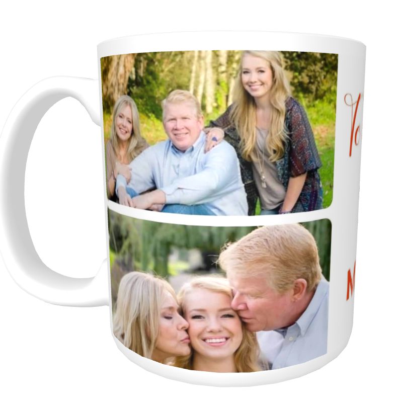 Cana personalizata cu 4 poze + mesaj - imagine 6