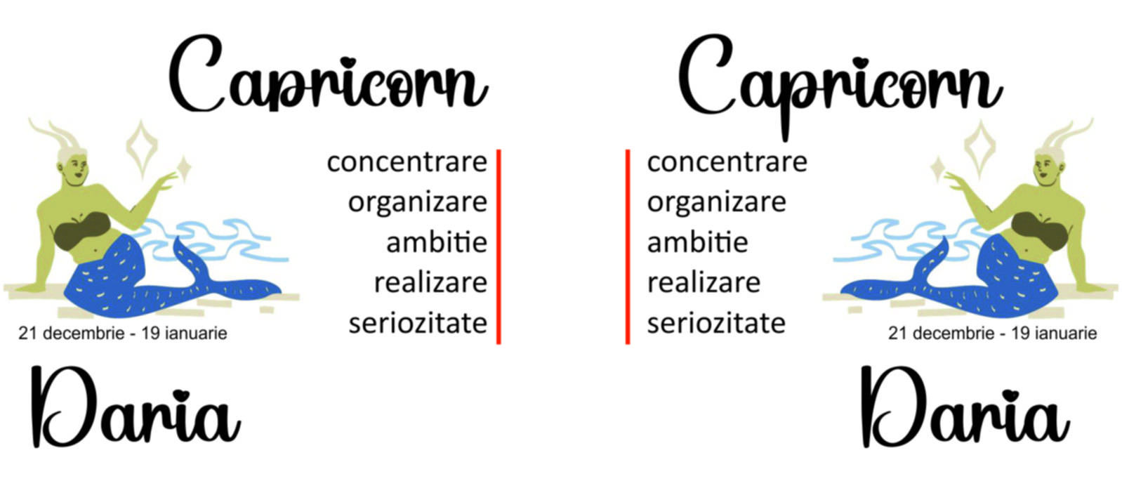 Cană zodiac ” CAPRICORN” personalizată cu nume - imagine 5