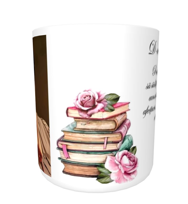 Cana personalizata pentru profesori ”Doamna Diriginta” cu mesaj si poza - imagine 7