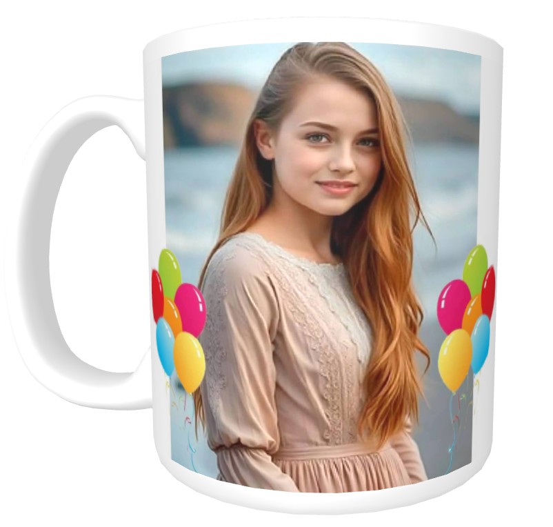 Cana personalizată pentru aniversare 18 ani, cu poză și mesaj ”La mulți ani” - imagine 6